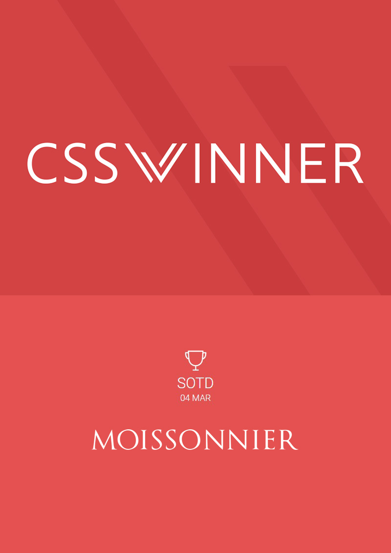 css winner moissonnier website