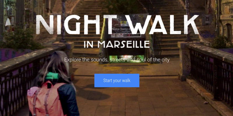 night walk google marseille