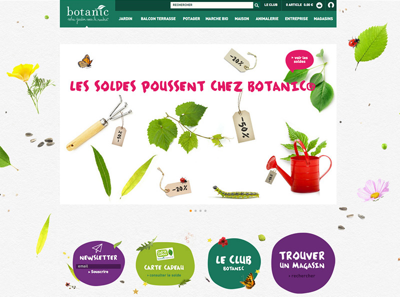 site botanic homepage