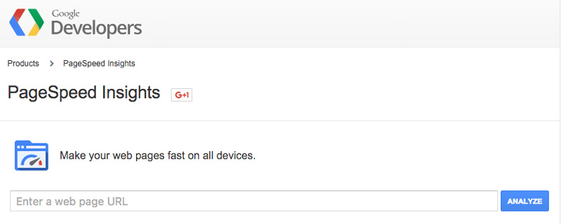 google page speed insights