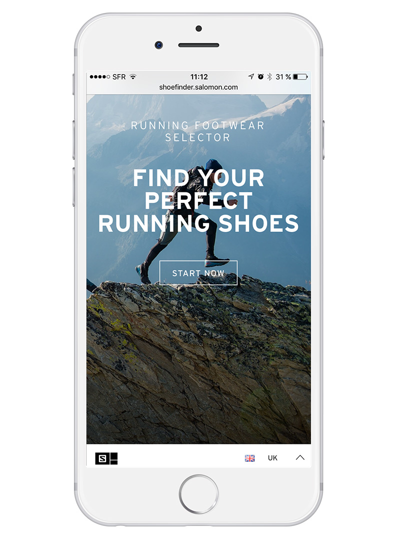 salomon shoe finder responsive