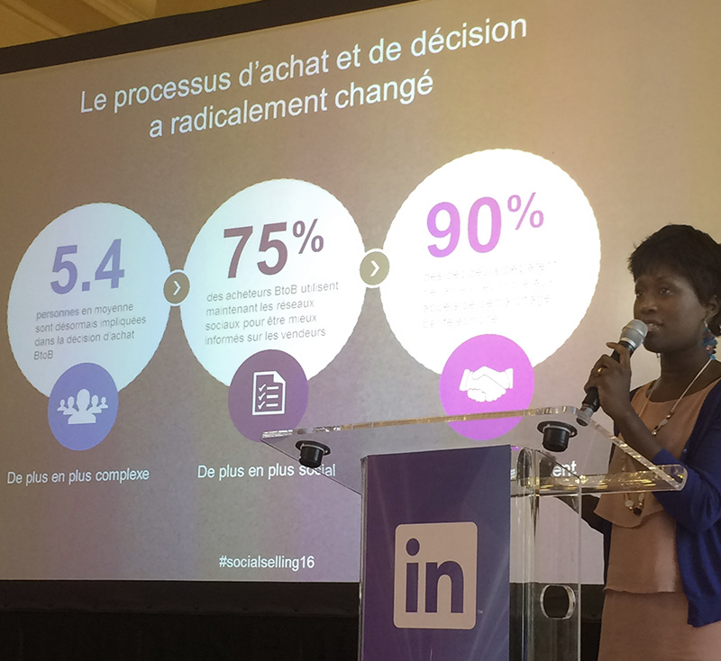 linkedin social selling nandi dossou