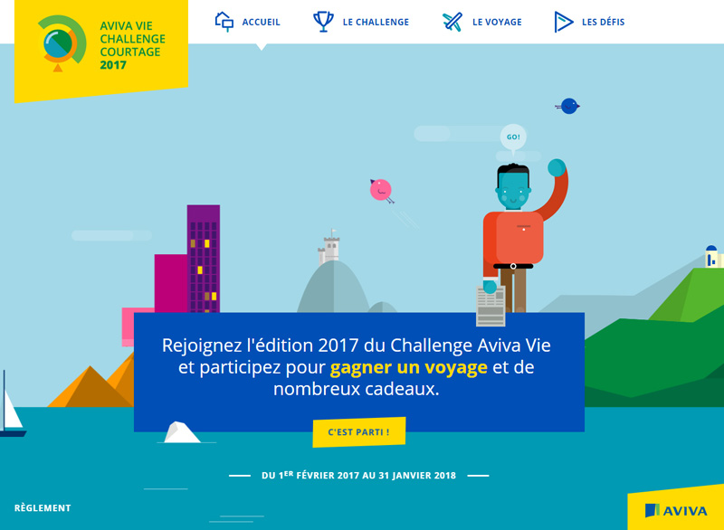 aviva challenge courtage