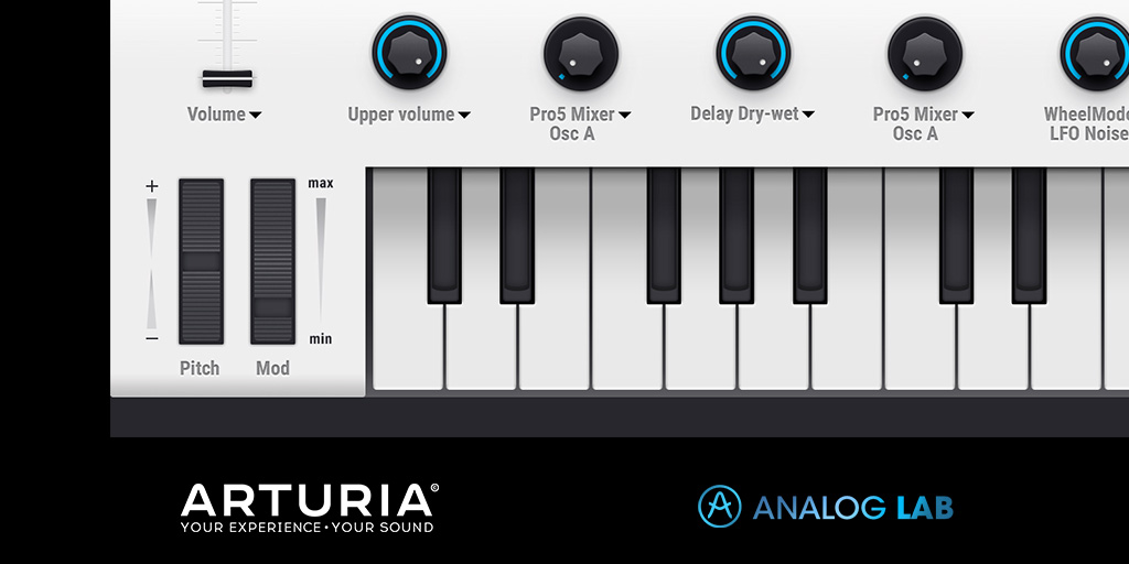 ARTURIA : REDESIGN ET UI POUR “ANALOG LAB”