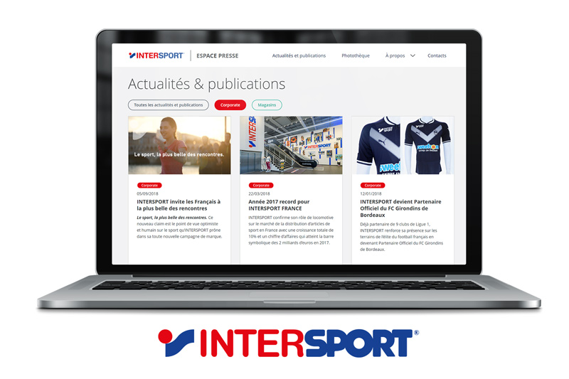 intersport espace presse