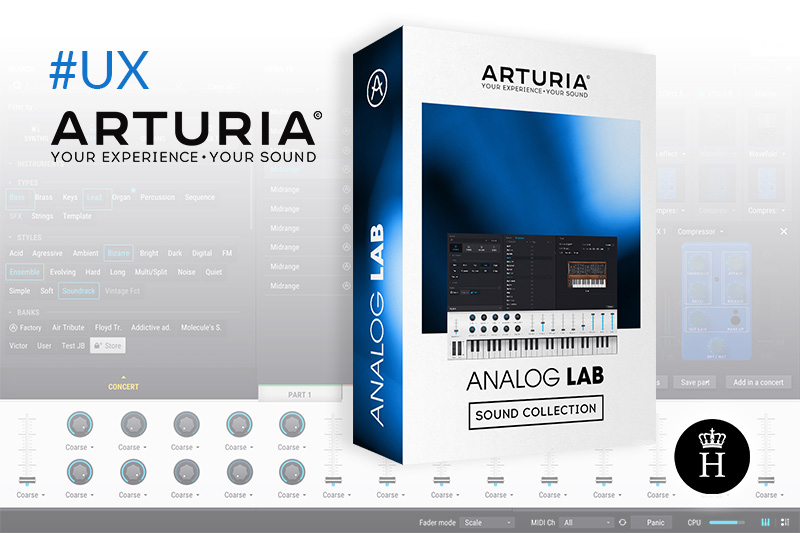 arturia analog lab 4 UX la haute societe