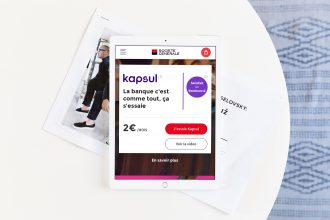 Kapsul déployé par La Haute Société sur le digital